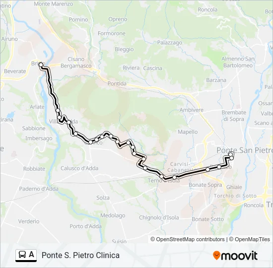 A Bus Line Map