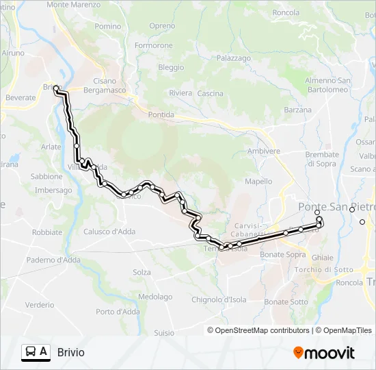A Bus Line Map