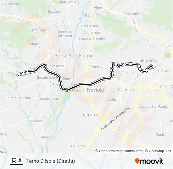 A Bus Line Map