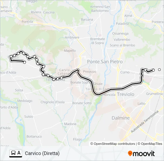 A Bus Line Map