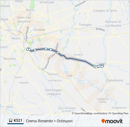 K521  Line Map