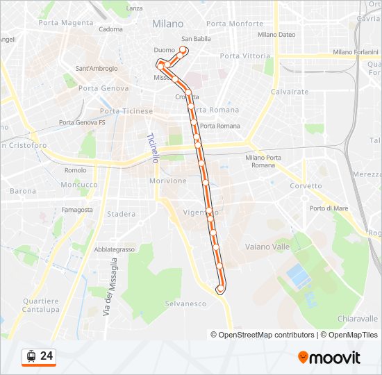 24 light rail Line Map