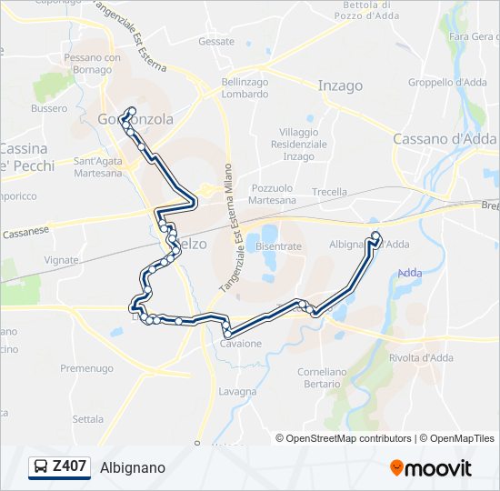 Z407  Line Map