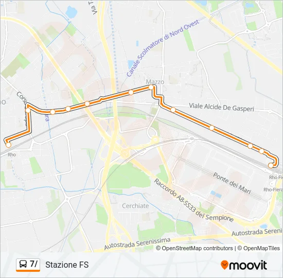 7/ Bus Line Map