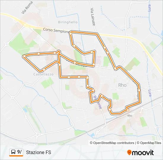 9/ Bus Line Map