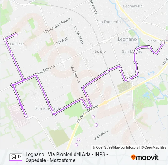 D Bus Line Map
