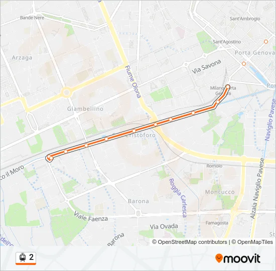 2 Light Rail Line Map