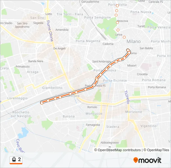 2 Light Rail Line Map