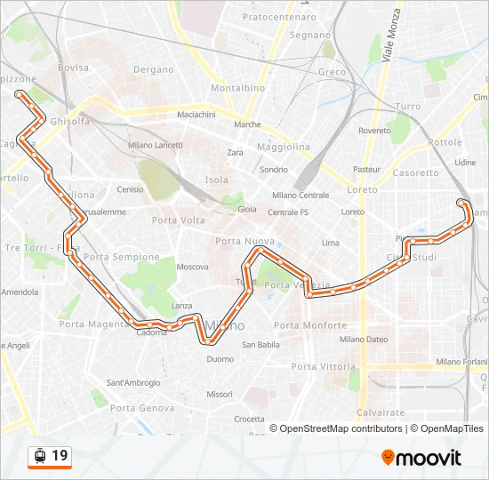 19 Light Rail Line Map