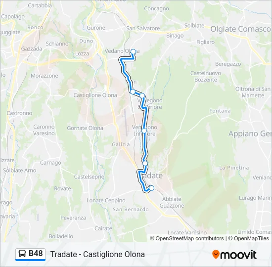 B48  Line Map