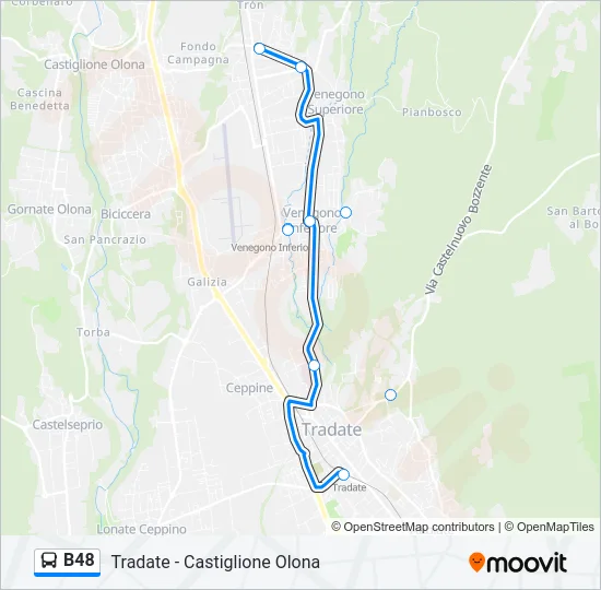 B48  Line Map