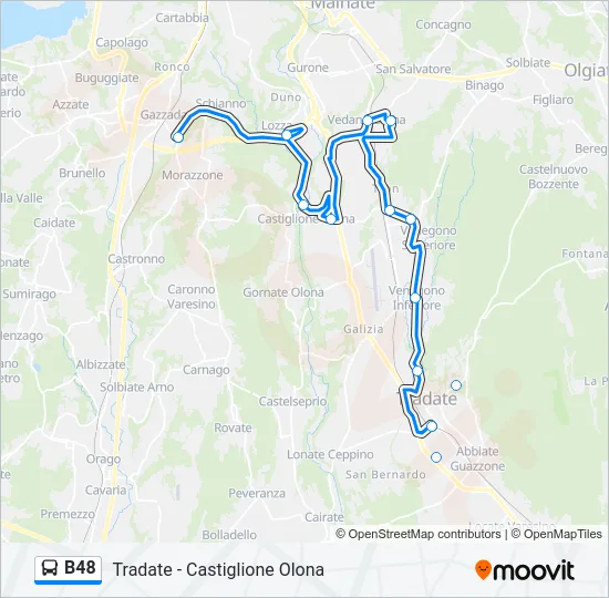 B48  Line Map
