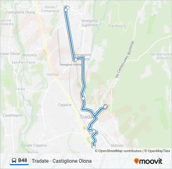 B48  Line Map
