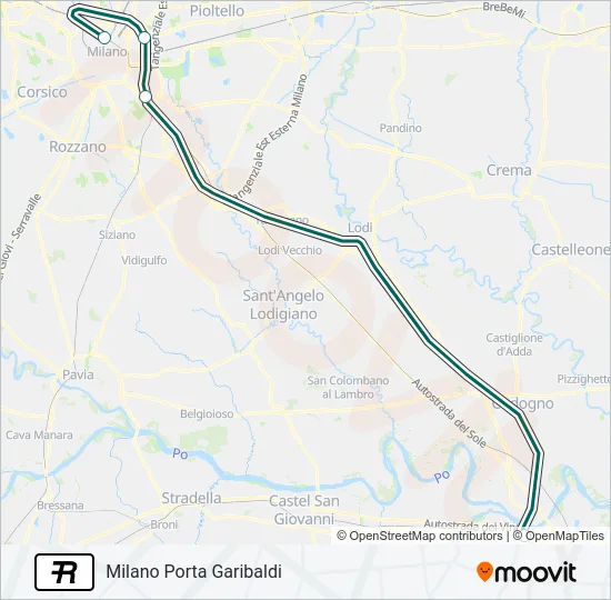 R Train Line Map