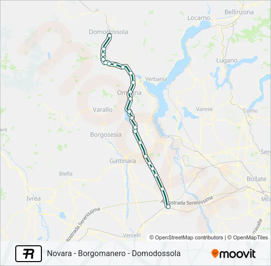 R Train Line Map