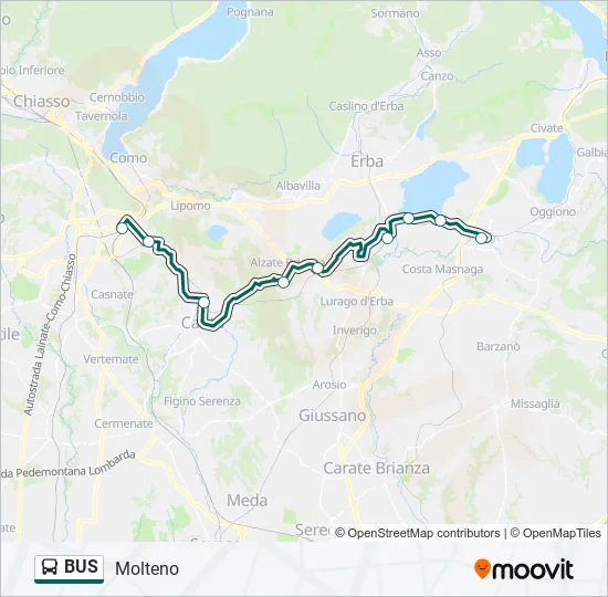 BUS  Line Map