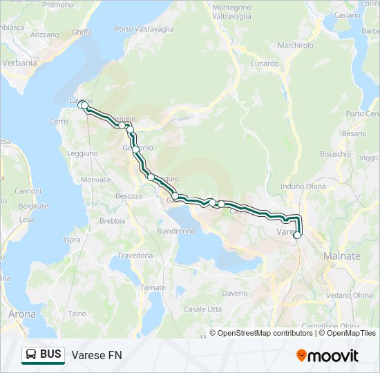 BUS  Line Map