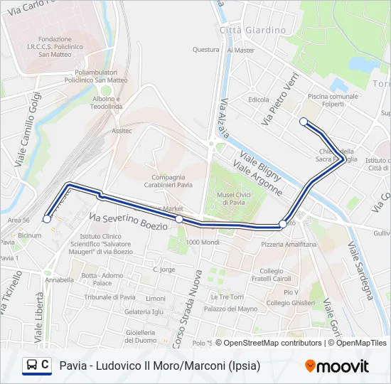 C  Line Map