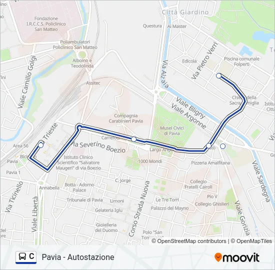 C  Line Map