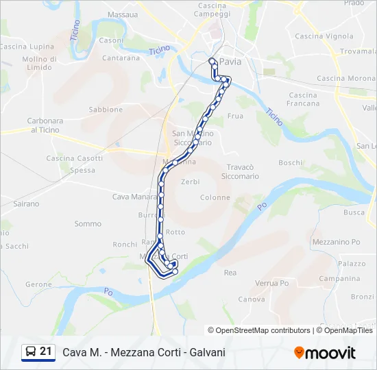 21  Line Map