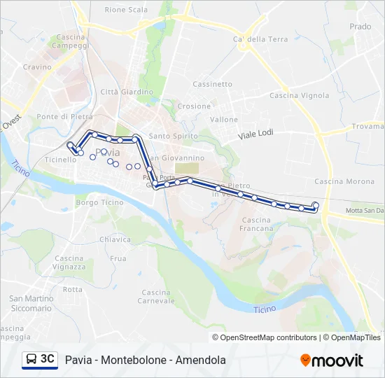 3C  Line Map