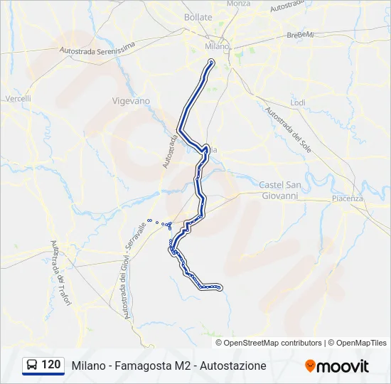 120  Line Map