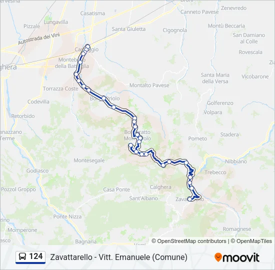 124  Line Map