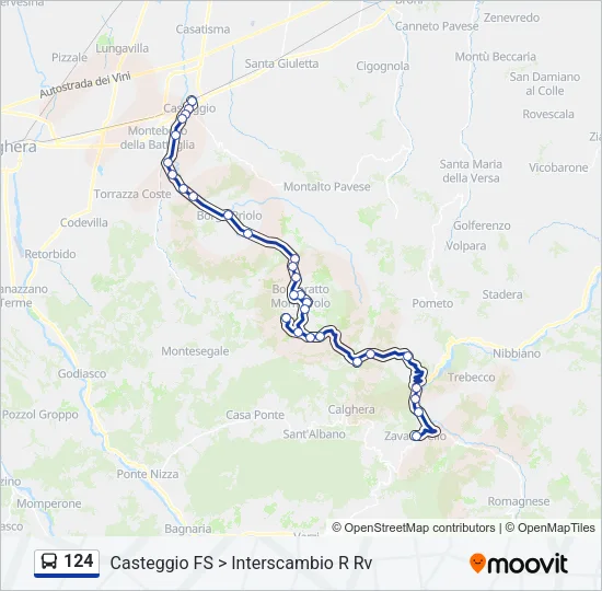 124  Line Map