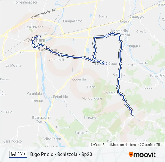 127  Line Map