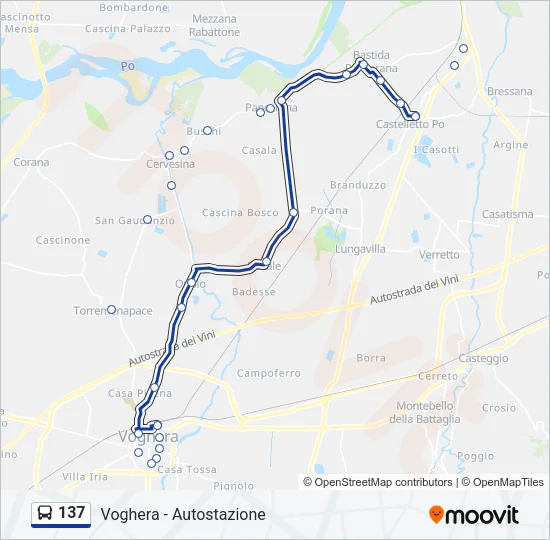 137  Line Map