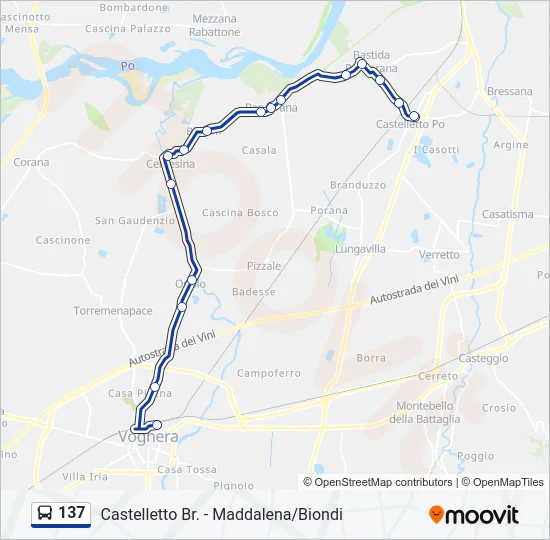 137  Line Map