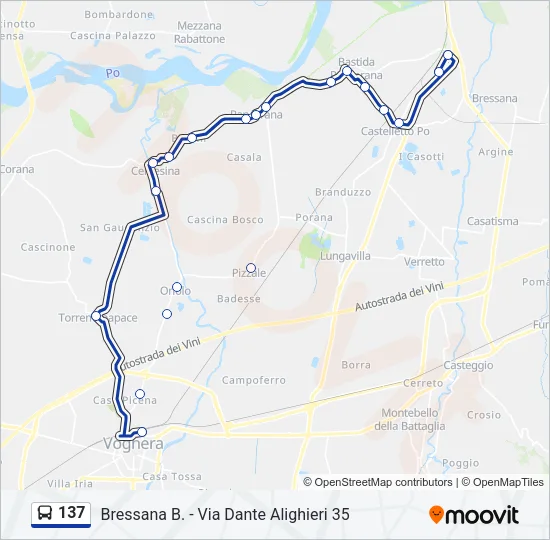 137  Line Map