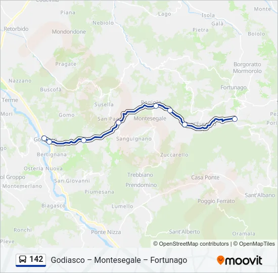 142  Line Map