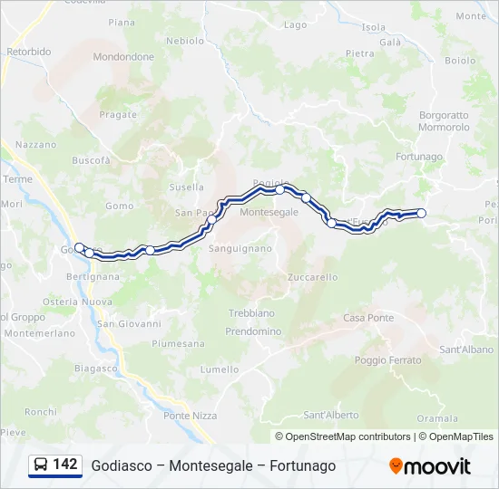 142  Line Map