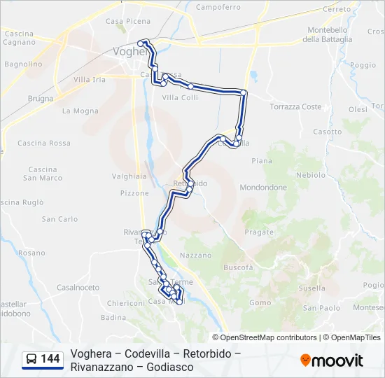 144  Line Map