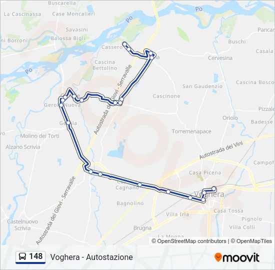 148  Line Map