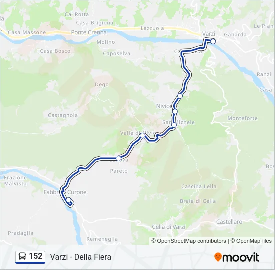 152  Line Map