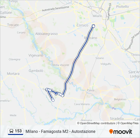 153  Line Map