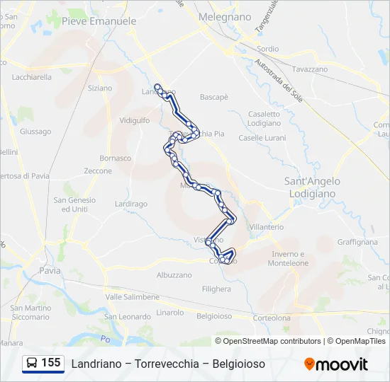 155  Line Map