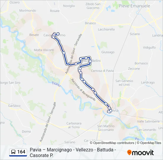 164  Line Map