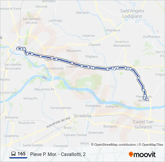 165  Line Map