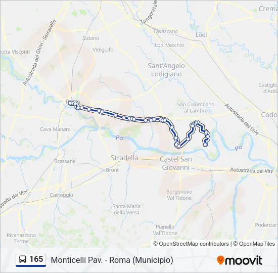 165  Line Map