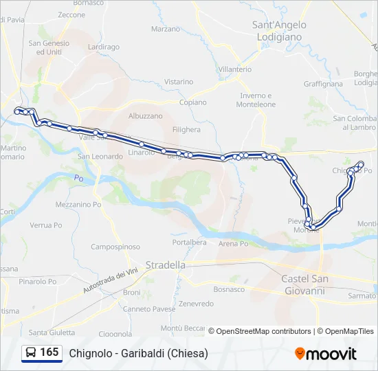 165  Line Map