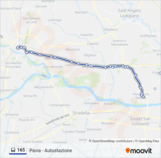 165  Line Map