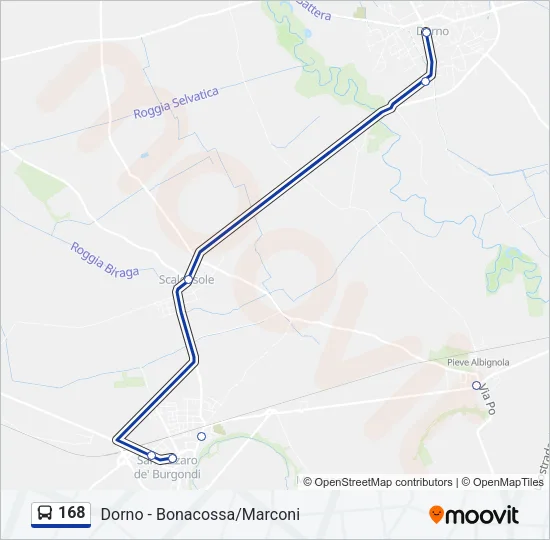 168 Bus Line Map