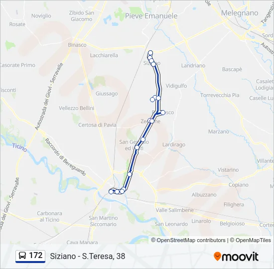 172  Line Map
