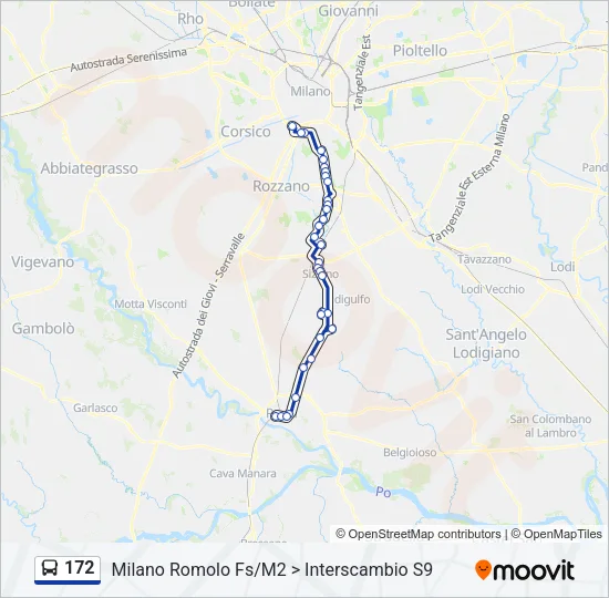 172  Line Map