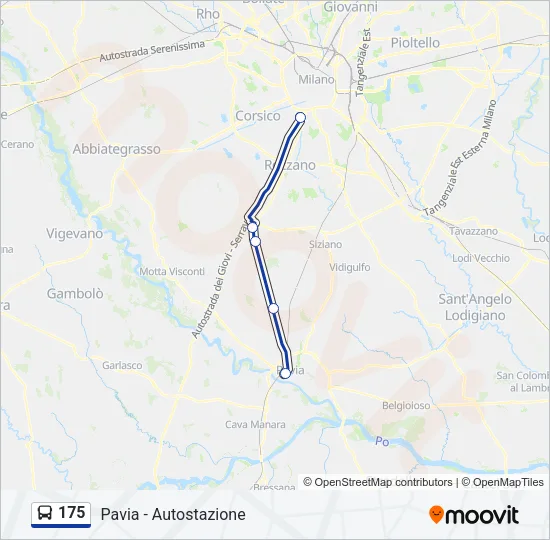 175  Line Map