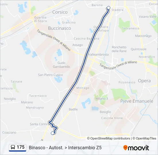 175  Line Map