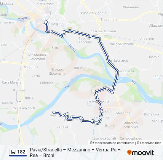 182  Line Map